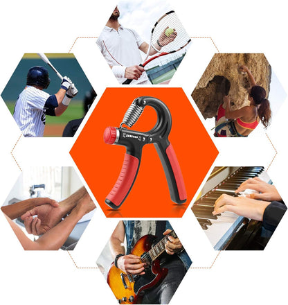 NIYIKOW Adjustable Grip Strength Trainer - Enhance Your Hand and Forearm Strength for Musicians and Athletes