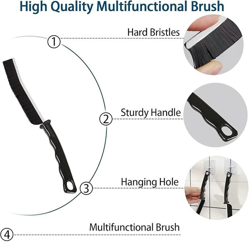 5X Hard Bristle Recess Crevice Cleaning Brush Household Tools Gap Cleaning Brush