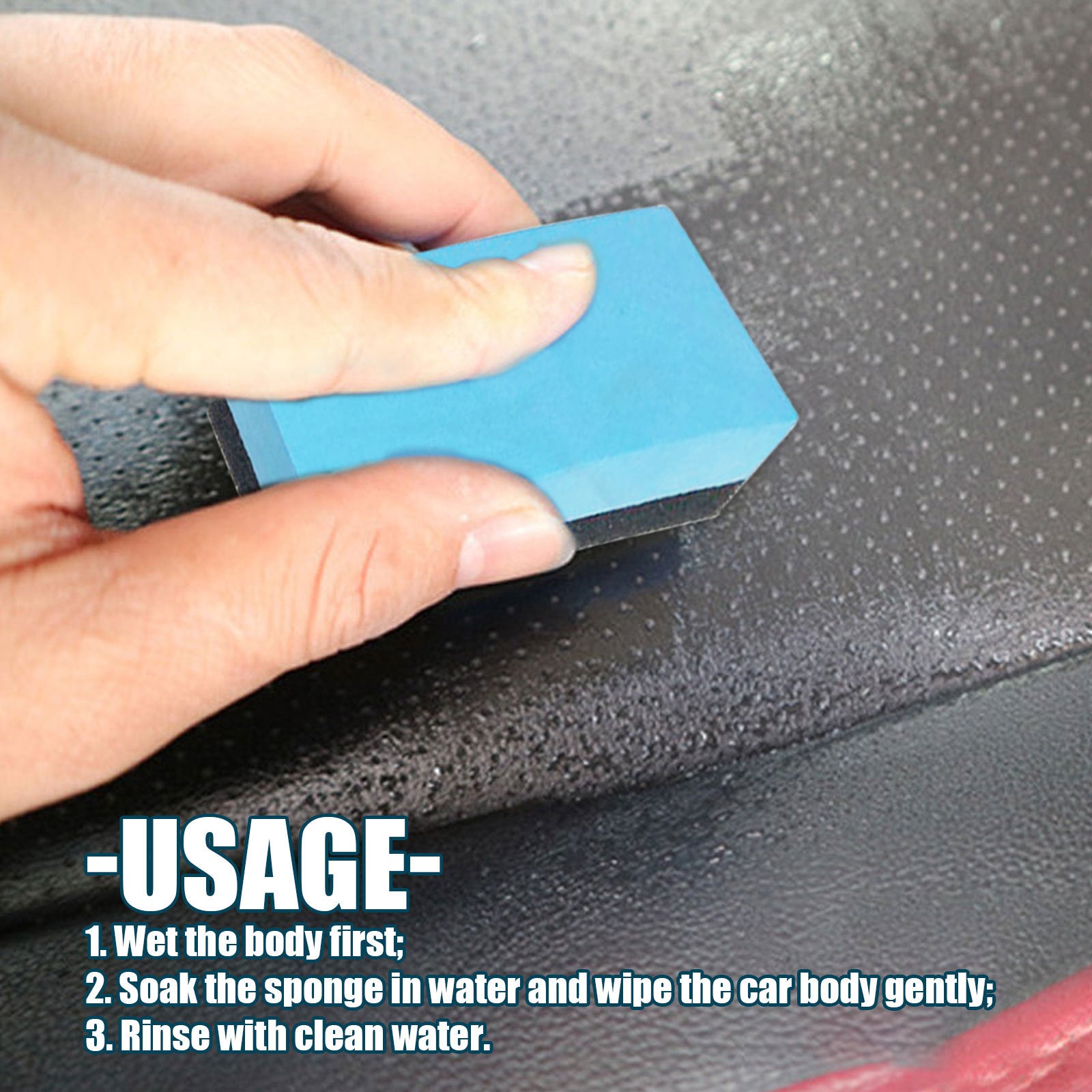 Household Cleaning Water Absorption And Sponge Wiping